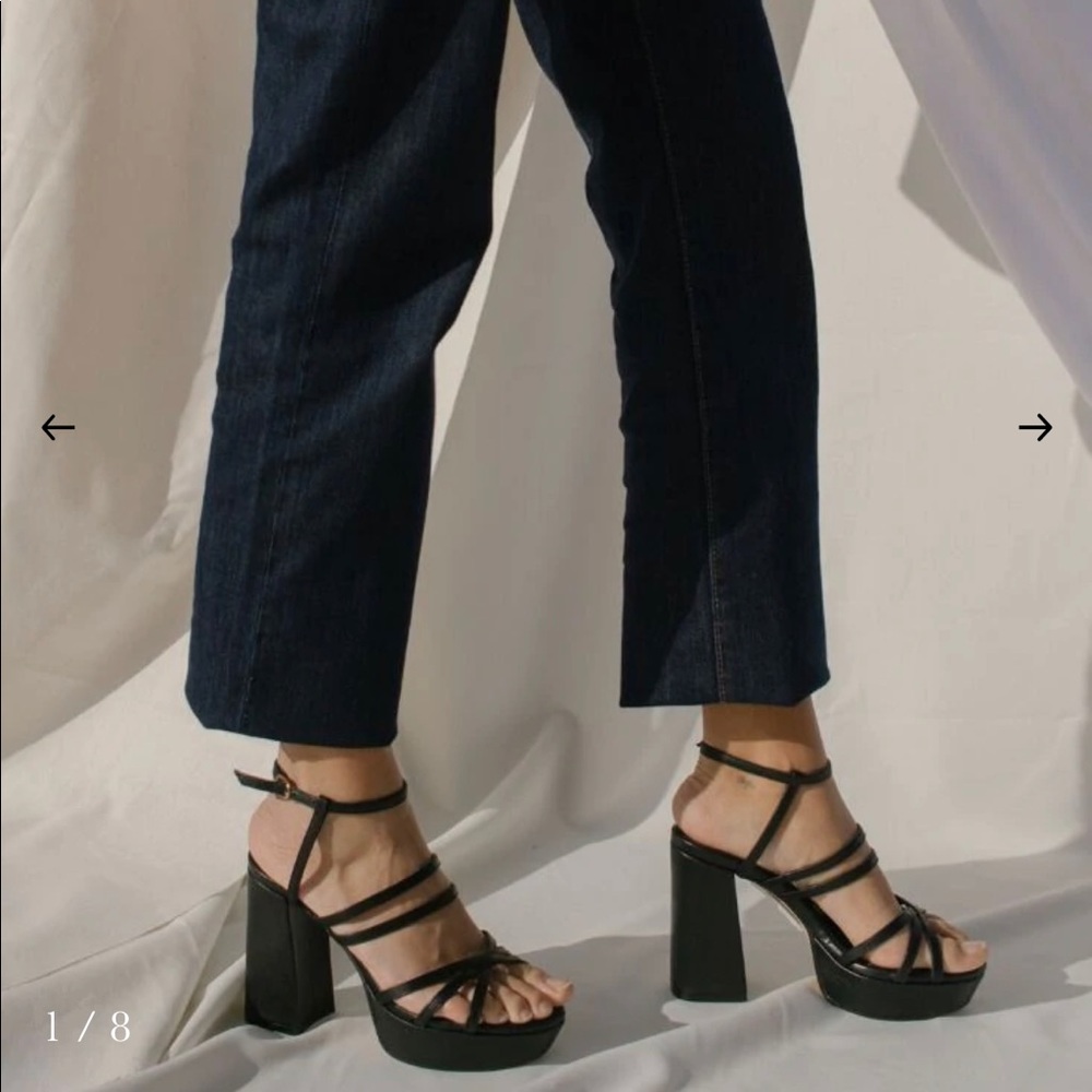 Alohas Wine Thirsty Black, platform heels